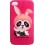 Coque Arrière Motif Lapin baby sur fond rose brillant Apple Iphone 4 /4S