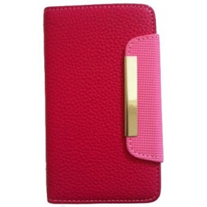 Housse Portefeuille Samsung Galaxy S I9000 Rose