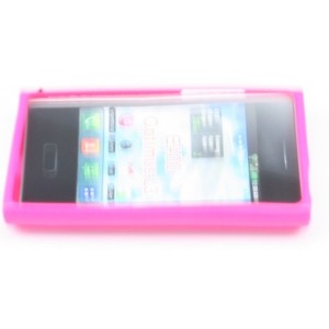 Coque Rose Fushia LG L3 E400 Silicone