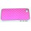 Coque Rose +strass brillant Aluminium Apple Iphone 4 / 4S