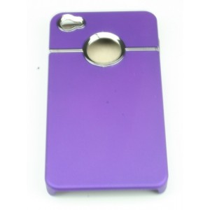 Coque violet avec support tv en métal Apple Iphone 5