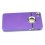 Coque violet avec support tv en métal Apple Iphone 5