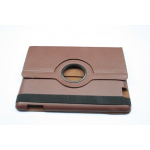 Housse Etui à rabat 360° marron pour APPLE IPad 2 et IPad 3