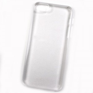 Coque arrière transparente rigide blanche pour Apple iPhone 5