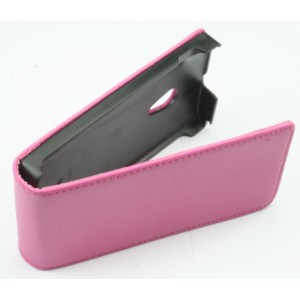 Etui à rabat rose pour Sony Ericsson Xperia X10 