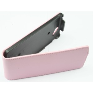 Etui à rabat rose pâle pour Sony Ericsson Xperia X12