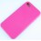 Coque Brillante Iphone 4 / 4S rose Silicone