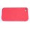 Coque rouge iphone 4 /4S Brillante Silicone