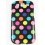 Coque Samsung galaxy S3 / I9300 noir semi rigide pois multicolor