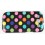 Coque Samsung galaxy S3 / I9300 noir semi rigide pois multicolor