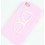 Coque Iphone 4 / 4S Rose Lunette Silicone