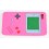 Coque Iphone 4 / 4S Game boy rose fushia Silicone