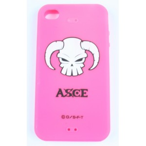 Coque Iphone 4 / 4S Rose fushia motif taureau