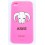 Coque Iphone 4 / 4S Rose fushia motif taureau