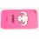 Coque Iphone 4 / 4S Rose fushia motif taureau