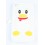 Coque iphone 4 / 4s pingouin blanc silicone