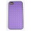 Coque iphone 4 /4s violette semi rigide