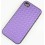 Coque iphone 4 /4s violette semi rigide