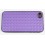 Coque iphone 4 /4s violette semi rigide