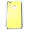 Coque iphone 4 / 4s jaune semi rigide