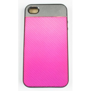 Coque iphone 4 /4s violette semi rigide