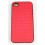 Coque iphone 4 / 4s rouge semi rigide