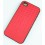 Coque iphone 4 / 4s rouge semi rigide