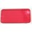 Coque iphone 5 rouge effet nid d'abeille silicone