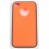 coque iphone 4 /4s orange semi rigide