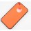 coque iphone 4 /4s orange semi rigide