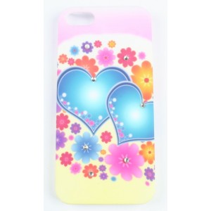 Coque iphone 5 cœur avec strass