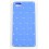 Coque iphone 5 bleu avec strass silicone