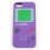 Coque Iphone 5 violette game boy silicone 