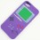 Coque Iphone 5 violette game boy silicone 