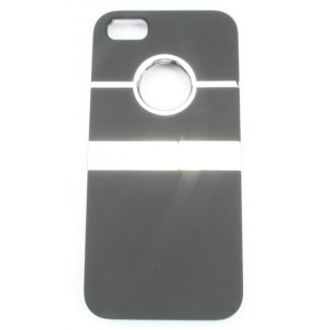 Coque iphone 5 noir avec support