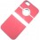 Coque iphone 5 bordeaux avec support