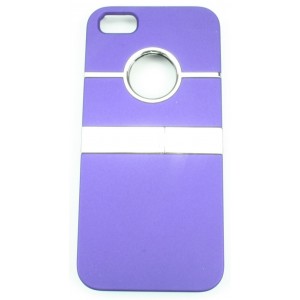 coque iphone 5 violette avec support