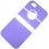 coque iphone 5 violette avec support