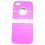 coque iphone 5 rose fushia avec support