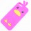 Coque iphone 5 rose fushia canard