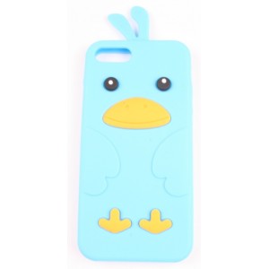 Coque iphone 5 bleu ciel canard