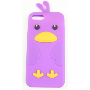 Coque iphone 5 violette canard