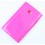 Coque LG L3 rose fushia Silicone